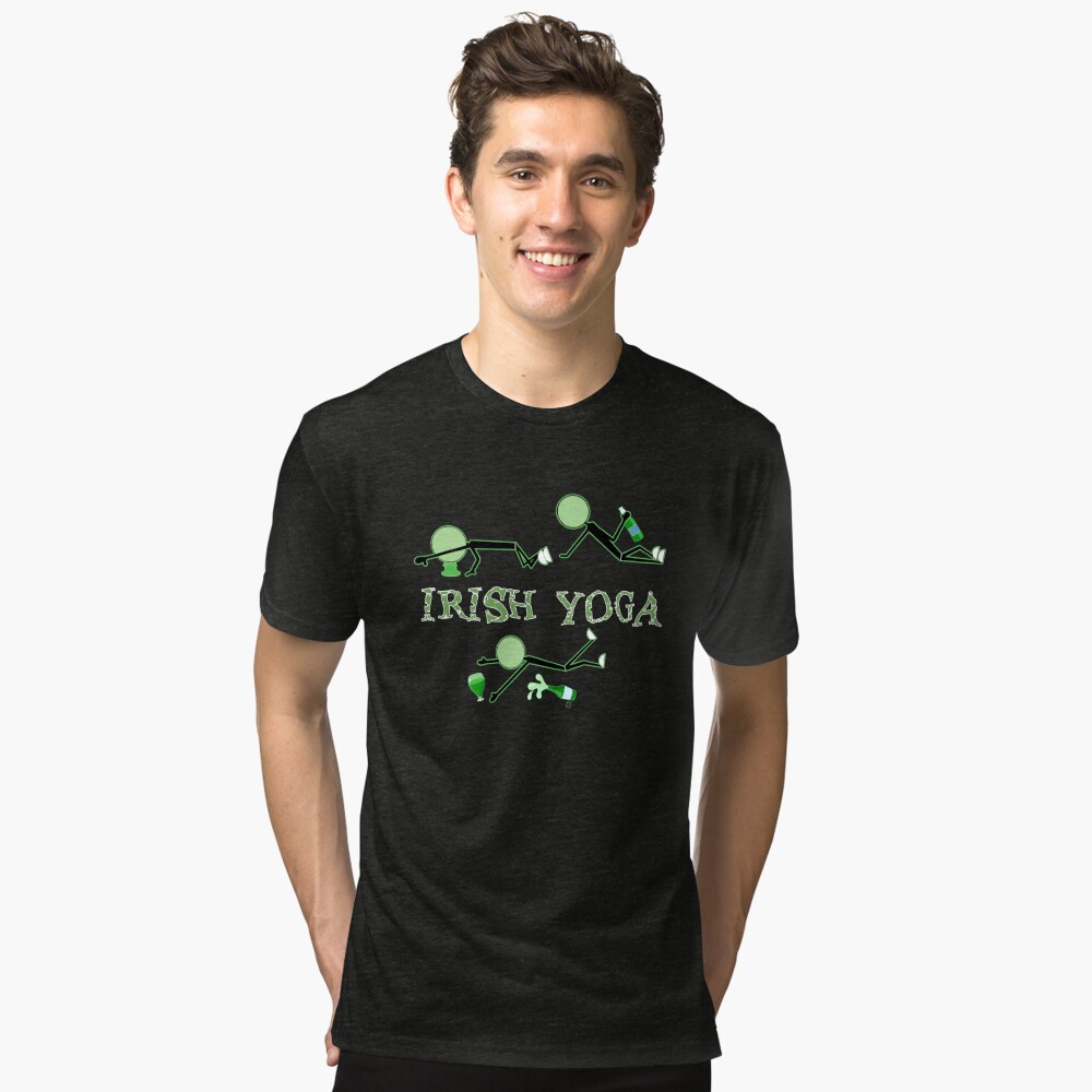  Premium Irish Yoga St. Patty's Day Drunk Shirt