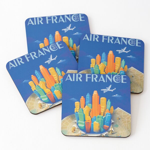 Item preview, Air France, Paris-New York - Alphonse Dehedin - 1950 designed and sold by CJET.