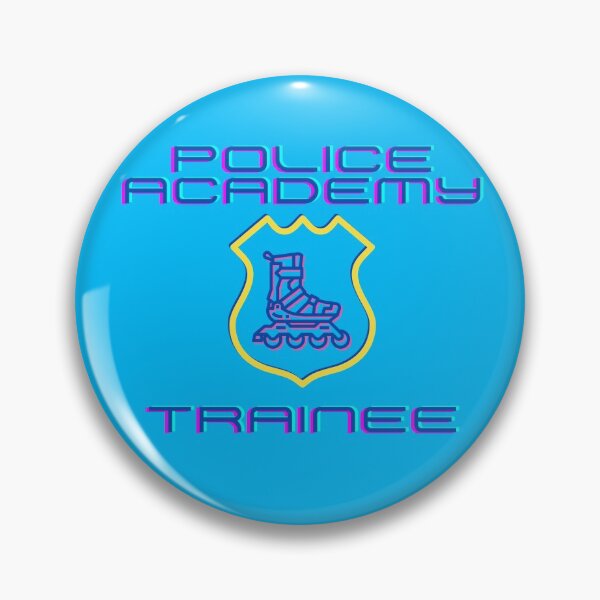 Item preview, Blue Police Academy Trainee Rollerblading Cops designed and sold by Mothe3rd.