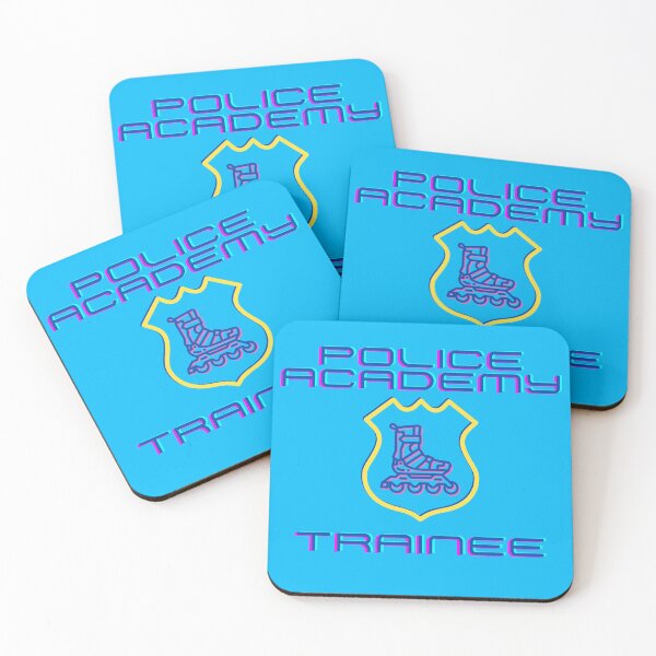 Item preview, Blue Police Academy Trainee Rollerblading Cops designed and sold by Mothe3rd.
