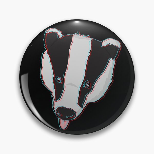 Item preview, Cheeky Chappy Badger Anaglyph Design designed and sold by itschloecleary.
