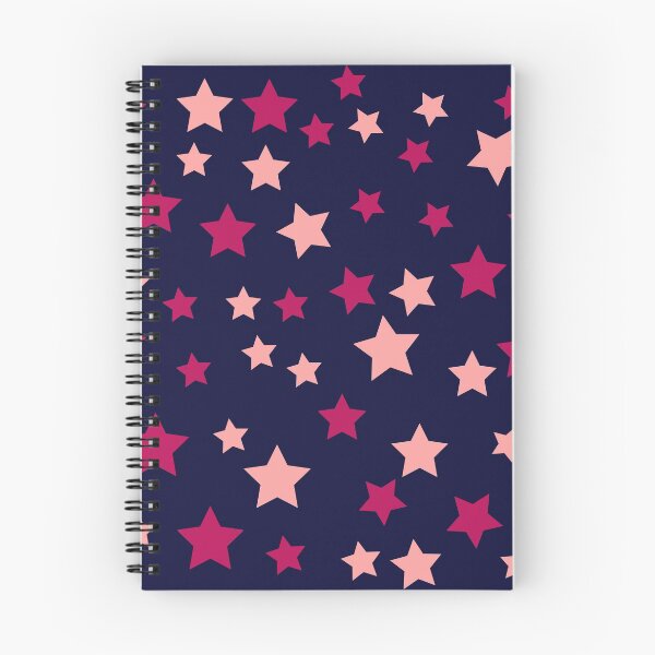 Item preview, Maroon and Pink Stars on a Blue Background designed and sold by SaamyaTyagi.