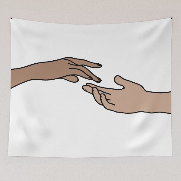 Item preview, hands reaching designed and sold by withlovepiper.