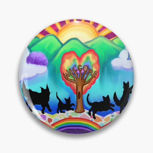 Item preview, Cats Arrival at the Rainbow Bridge  designed and sold by Deborah Camp.