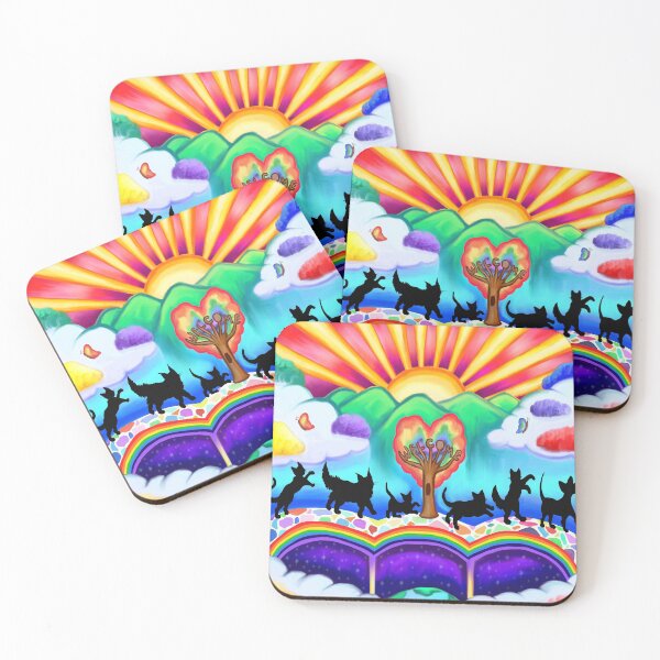 Item preview, Cats Arrival at the Rainbow Bridge  designed and sold by Deborah Camp.