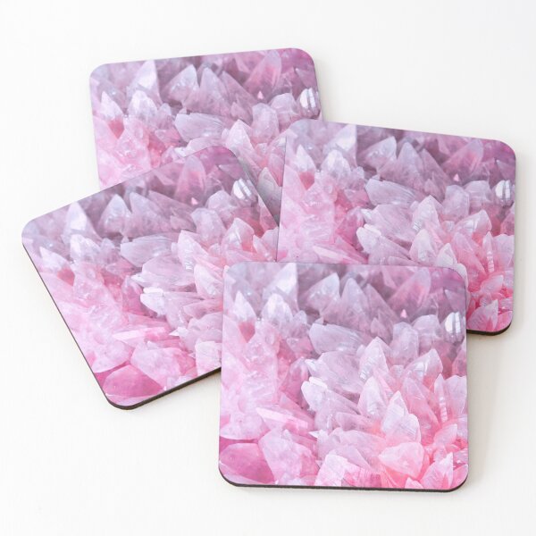 Item preview, Rose quartz pink crystals designed and sold by mycrystalvision.