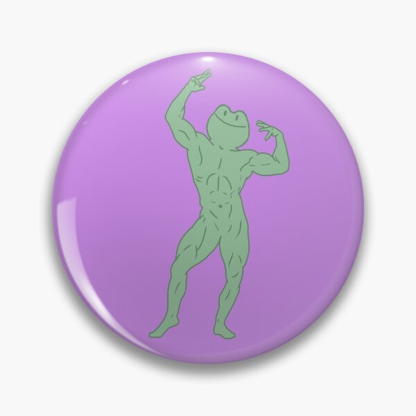 Item preview, Buff Frog Icon Three, ThunderThighs designed and sold by DifferentByDust.