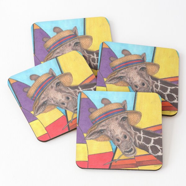 Item preview, Jerry the giraffe that loves to be near the boats on the dock designed and sold by Seaside Dreamer.