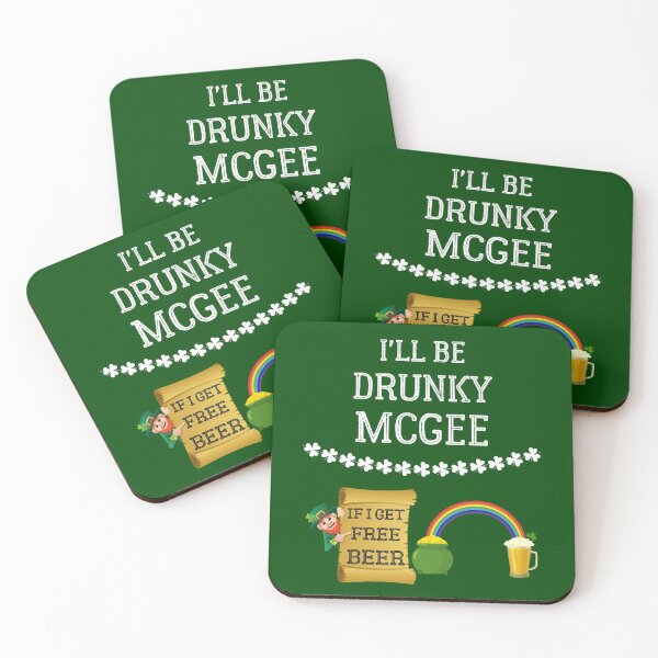 Item preview,  I'm With Drunky Mcgee Funny couple St Patrick's day designed and sold by WoodburyLake.