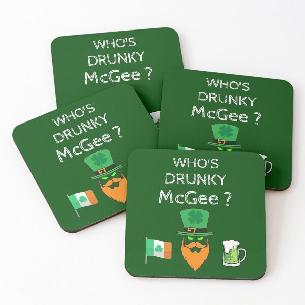 Item preview, Who's Drunky Mcgee Funny couple St Patrick's day designed and sold by WoodburyLake.