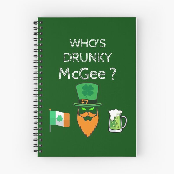 Item preview, Who's Drunky Mcgee Funny couple St Patrick's day designed and sold by WoodburyLake.