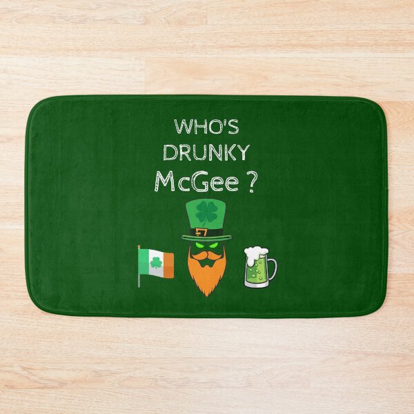Item preview, Who's Drunky Mcgee Funny couple St Patrick's day designed and sold by WoodburyLake.