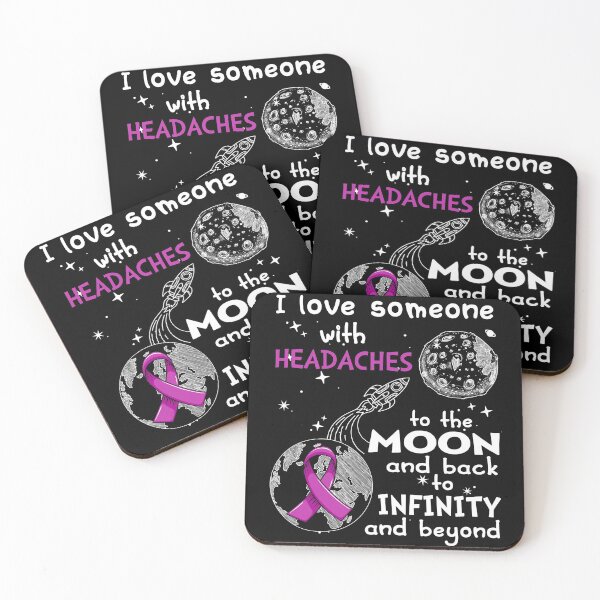 Item preview, I Love Someone With Headaches To The Moon And Back designed and sold by heppenp.