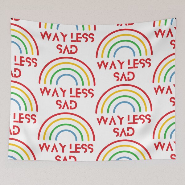 Item preview,  Way Less Sad designed and sold by WorldPrintTees.