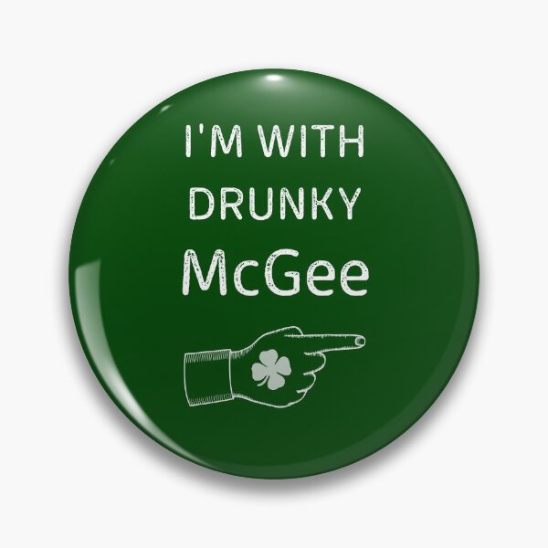 Item preview, I'm With Drunky Mcgee Funny couple St Patrick's day designed and sold by WoodburyLake.