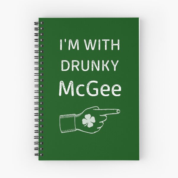 Item preview, I'm With Drunky Mcgee Funny couple St Patrick's day designed and sold by WoodburyLake.