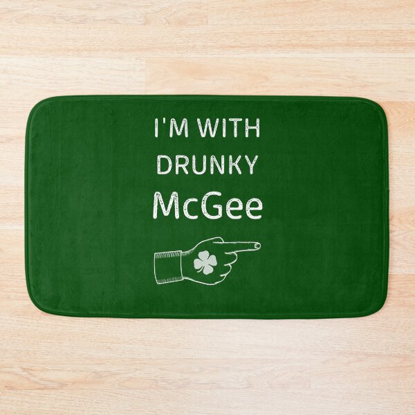 Item preview, I'm With Drunky Mcgee Funny couple St Patrick's day designed and sold by WoodburyLake.