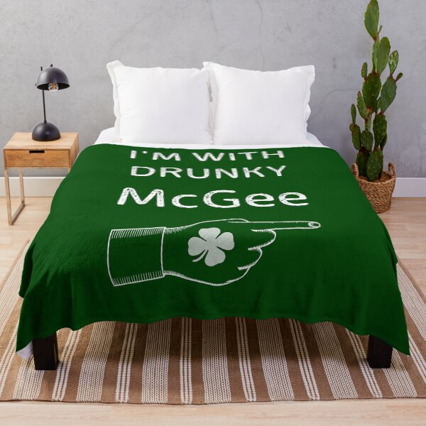 Item preview, I'm With Drunky Mcgee Funny couple St Patrick's day designed and sold by WoodburyLake.