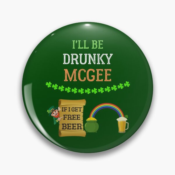 Item preview, I'll Be Drunky Mcgee Funny couple St Patrick's day designed and sold by WoodburyLake.