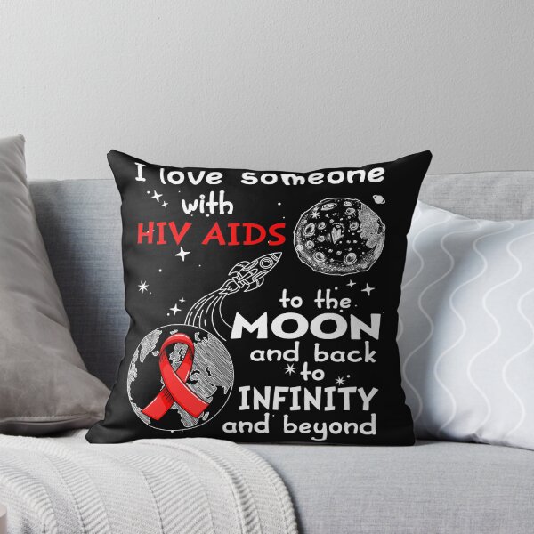 Item preview, I Love Someone With Hiv Aids To The Moon And Back designed and sold by heppenp.