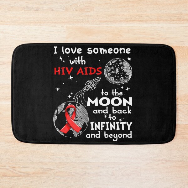 Item preview, I Love Someone With Hiv Aids To The Moon And Back designed and sold by heppenp.
