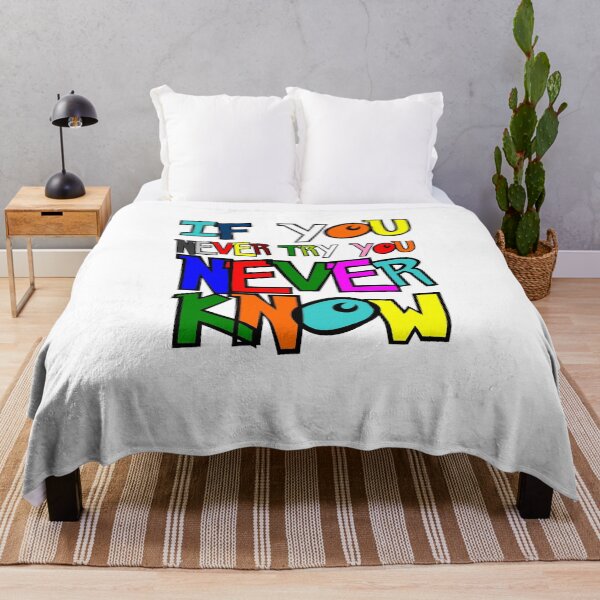Item preview, IF YOU NEVER TRY YOU NEVER KNOW designed and sold by MXanwar.