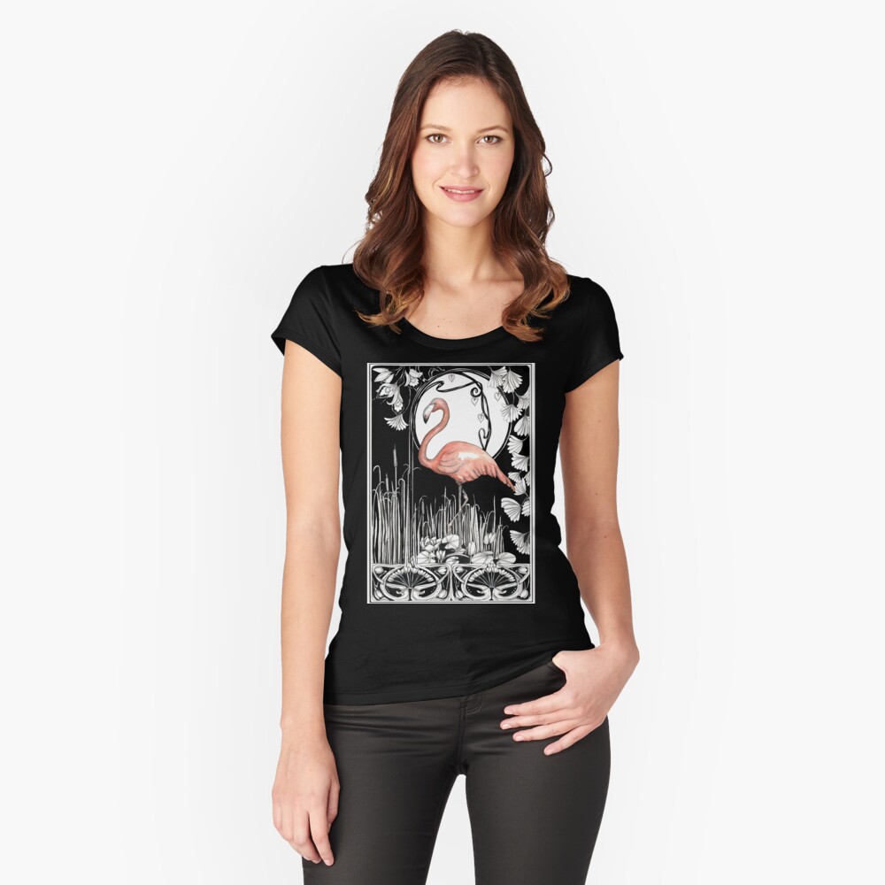 Item preview, Fitted Scoop T-Shirt designed and sold by dishmoptop.