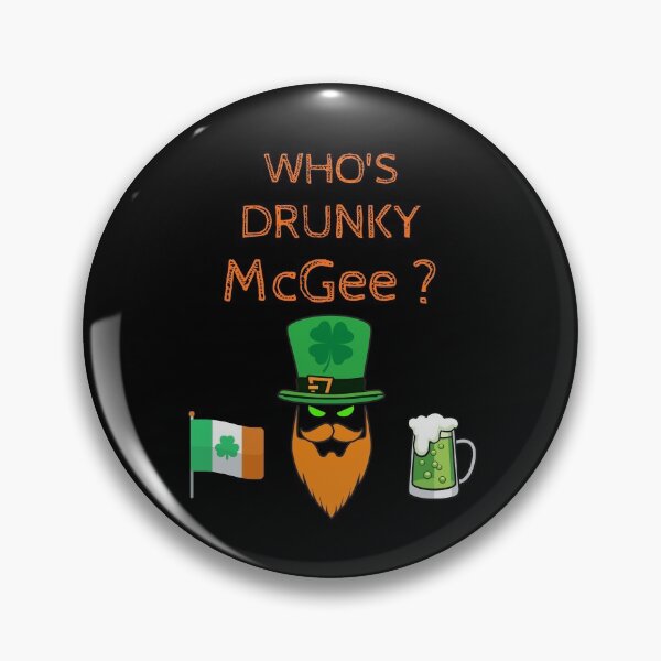 Item preview, Who's Drunky Mcgee Funny couple St Patrick's day designed and sold by WoodburyLake.