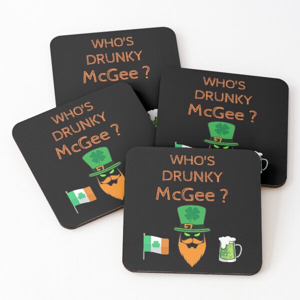 Item preview, Who's Drunky Mcgee Funny couple St Patrick's day designed and sold by WoodburyLake.