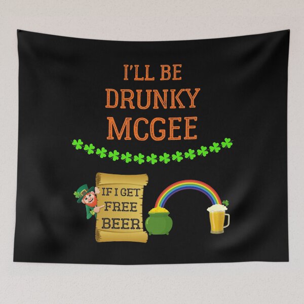 Item preview, I'll Be Drunky Mcgee Funny couple St Patrick's day designed and sold by WoodburyLake.