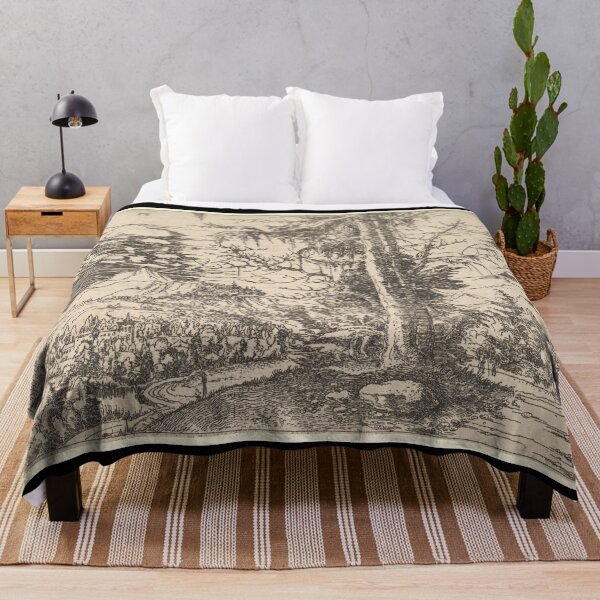 Item preview, Ancient China Dynasty Art Deco Tree Mountain scenic designed and sold by Midwest-Goods.