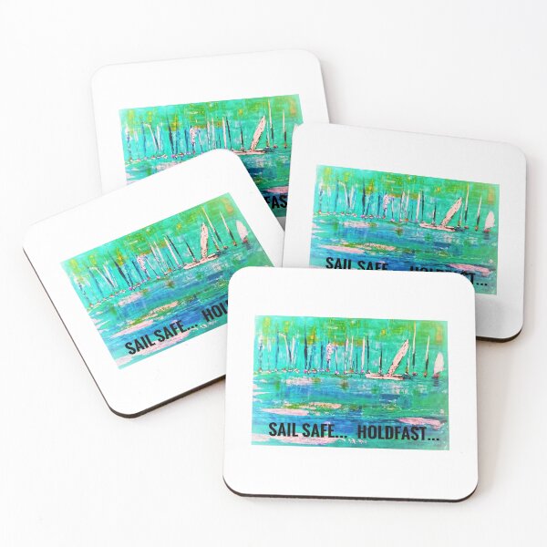 Item preview, Sail safe / Holdfast,,green & blue designed and sold by Mara9.