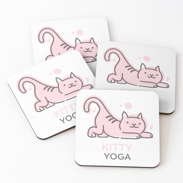 Item preview, Kitty Yoga - Worry Less Yoga More designed and sold by Purrfecta.