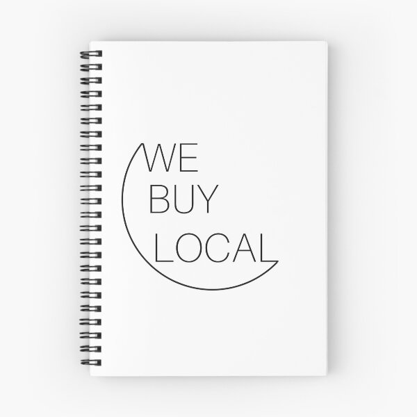 Item preview, We Buy Local Black Minimalist (Support Local Small Business) designed and sold by soleythors.