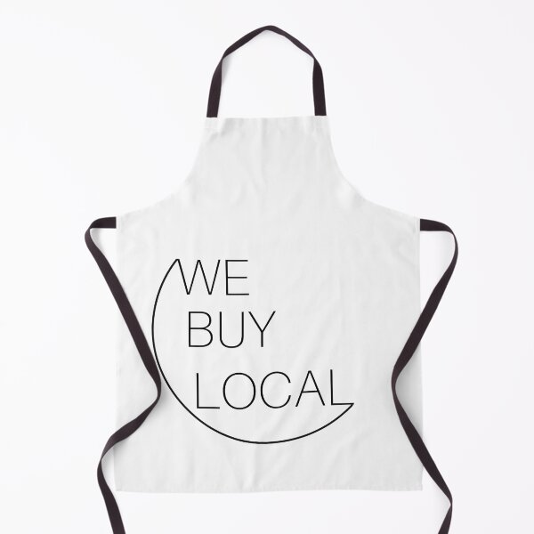 Item preview, We Buy Local Black Minimalist (Support Local Small Business) designed and sold by soleythors.