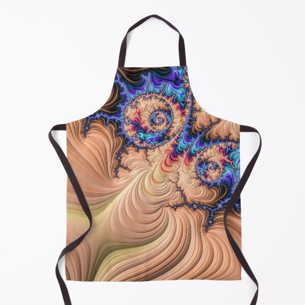 Item preview, Abstract blue and orange fractal designed and sold by Manpreet Sokhi.