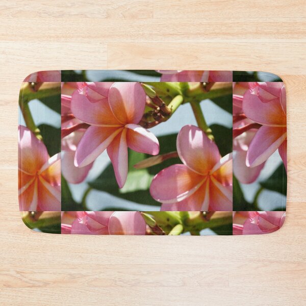 Item preview, Frangipani # 3 Pink Cushion designed and sold by ginnymac.