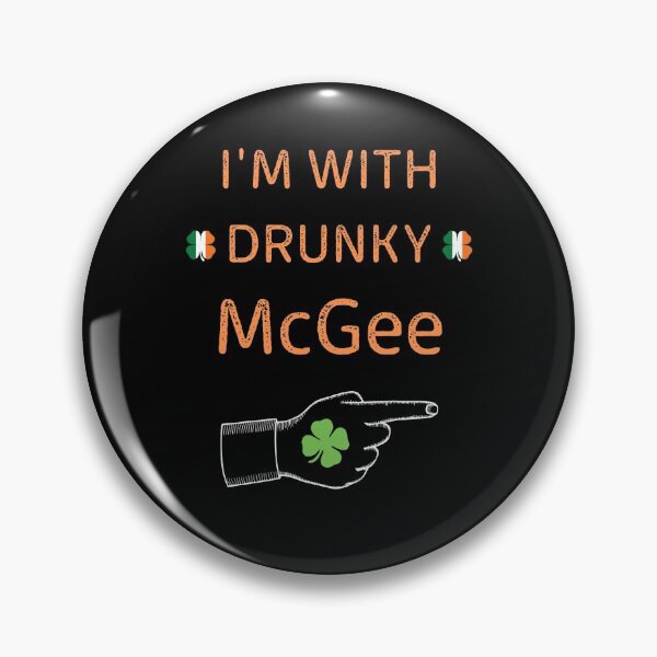 Item preview, I'm With Drunky Mcgee Funny couple St Patrick's day designed and sold by WoodburyLake.