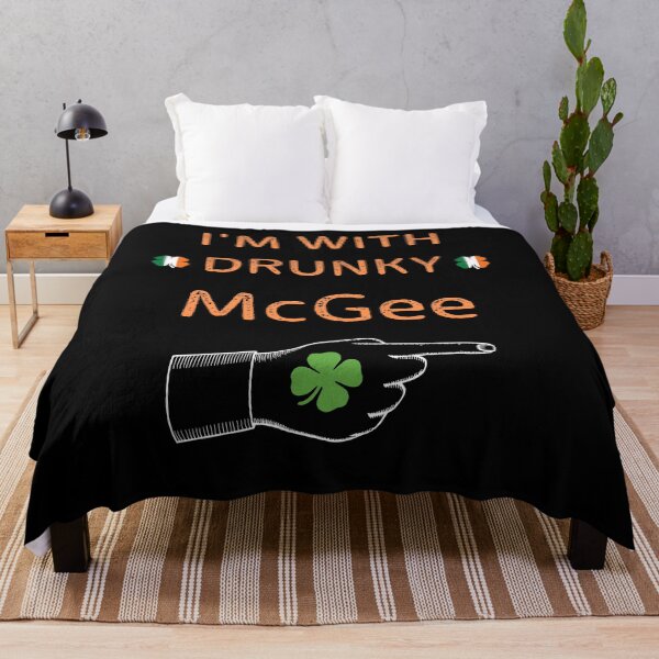 Item preview, I'm With Drunky Mcgee Funny couple St Patrick's day designed and sold by WoodburyLake.