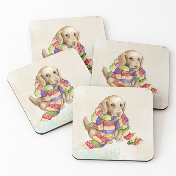 Item preview, Watercolor dog with scarf designed and sold by della95.
