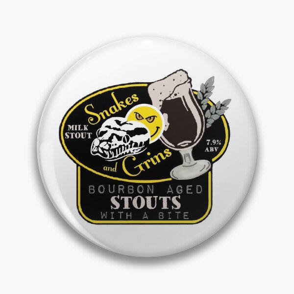 Item preview, Snakes and Grins Stout designed and sold by craigafrechette.