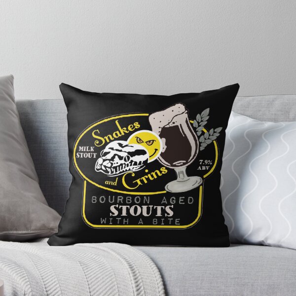 Item preview, Snakes and Grins Stout designed and sold by craigafrechette.