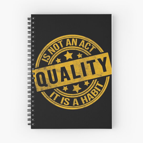 Item preview, quality is not an act it is a habit designed and sold by Sage86.
