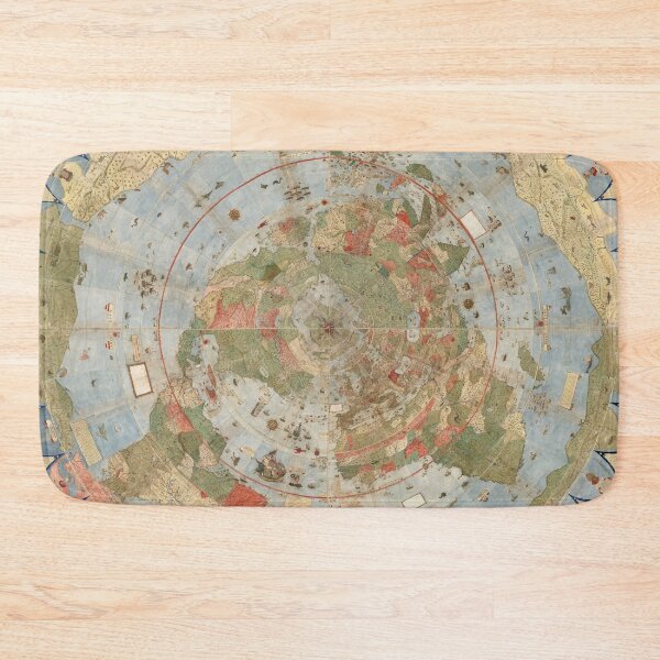 Item preview, Antique Map of the World, 16th Century designed and sold by ganje.