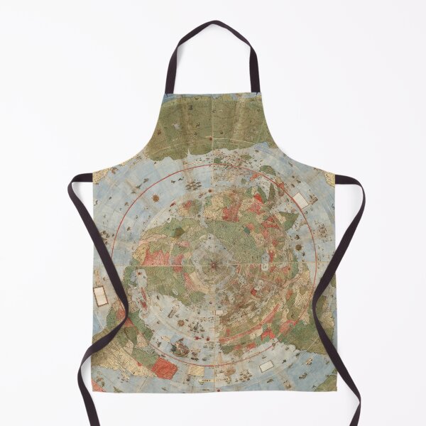 Item preview, Antique Map of the World, 16th Century designed and sold by ganje.