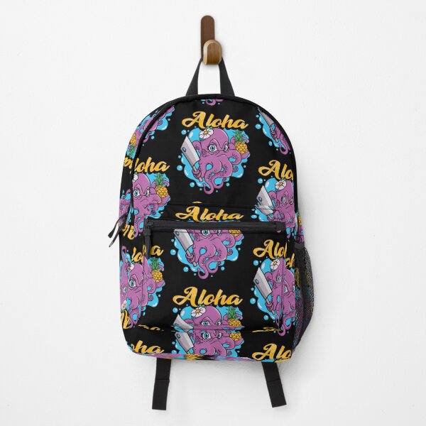 Item preview, Aloha Octopus holding pineapple designed and sold by pixeldsigns.