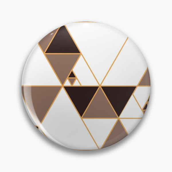 Item preview, Brown Triangle Pattern, Modern Design. designed and sold by DieggDesign.
