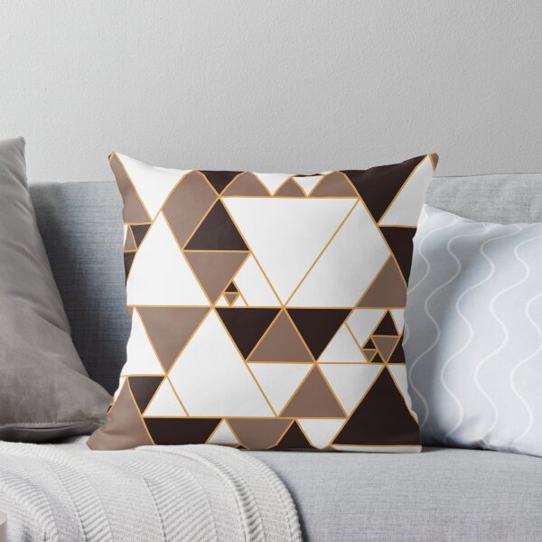 Item preview, Brown Triangle Pattern, Modern Design. designed and sold by DieggDesign.