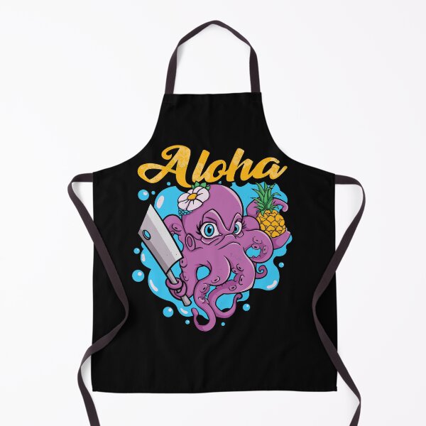 Artikelvorschau, Aloha Octopus hält Ananas entworfen und verkauft von pixeldsigns.
