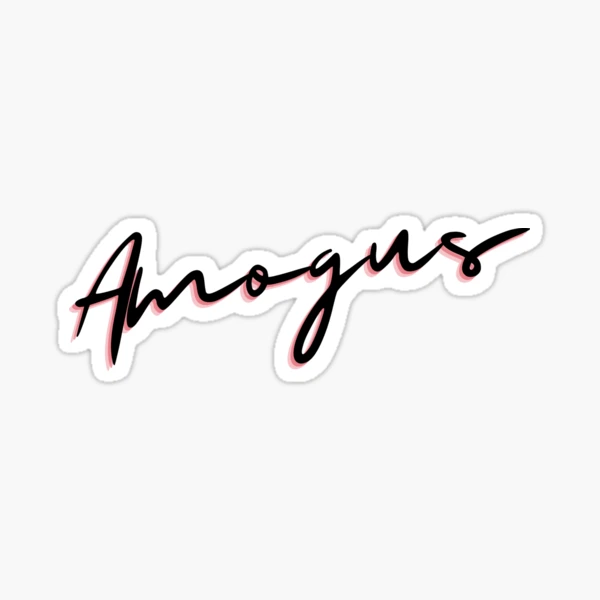 amogus Sticker for Sale by memelordKING